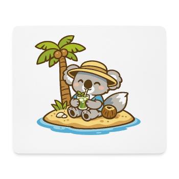 Koala Island Dream Enjoyment - Mouse Pad (horizontal) - white - Front