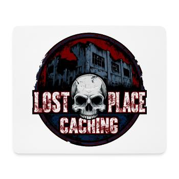 Lost Place Caching - Mousepad (Querformat) - Weiß - Vorne