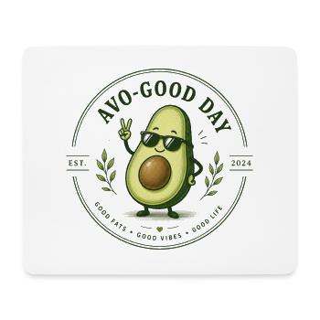 Avocado  - Mousepad (Querformat) - Weiß - Vorne
