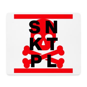 SNKTPL TOTENKOPF ST. PAULI HAMBURG DISTRICT BUNT - Mouse Pad (horizontal) - white - Front