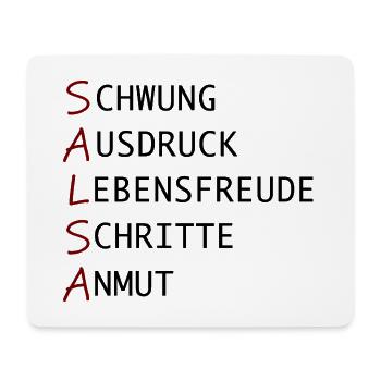 Salsa - Mousepad (Querformat) - Weiß - Vorne
