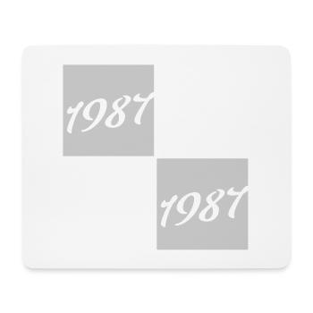 Cases en Italique Légendes 1987 - Tapis de souris (format paysage) - blanc - Devant