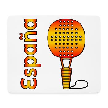 Padel Tennis Spanien - Mousepad (Querformat) - Weiß - Vorne