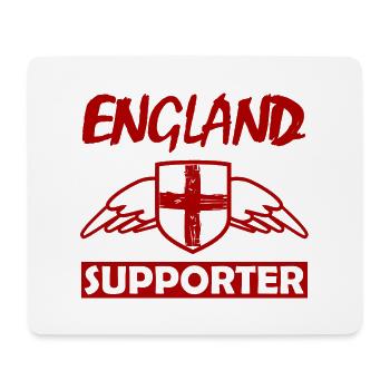 England Flügel Schild Unterstützer - Mousepad (Querformat) - Weiß - Vorne