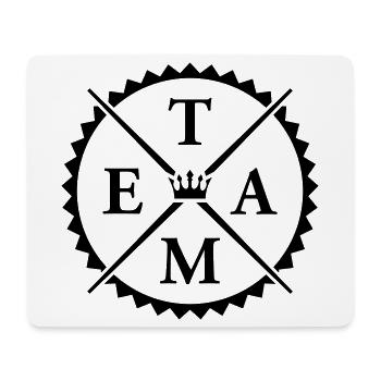 team- - Mousepad (Querformat) - Weiß - Vorne