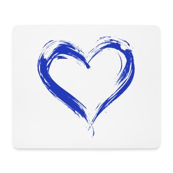 Heart - Mouse Pad (horizontal) - white - Front