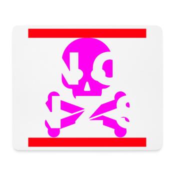 NO NZS, NEVER AGAIN, ANTI-FASCISM, NO AFD PINK - Mouse Pad (horizontal) - white - Front