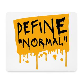 Define Normal Lustig Sarkastisch Definition Grafik - Mousepad (Querformat) - Weiß - Vorne