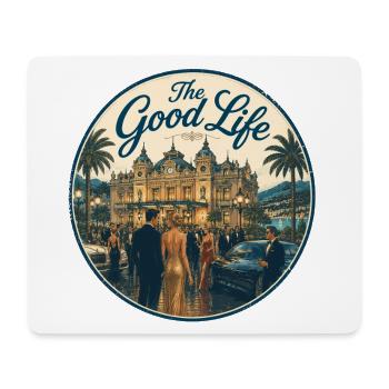 Good Life Gala Vintage Circle - Mouse Pad (horizontal) - white - Front