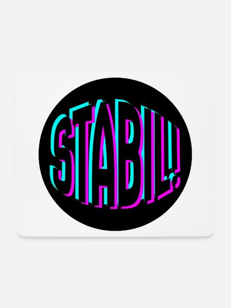 STABIL - Mousepad (Querformat) - Weiß