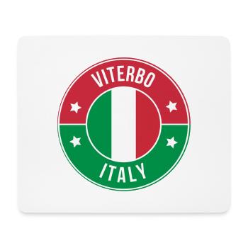 Cercle d’insignes de Viterbe Italie - Tapis de souris (format paysage) - blanc - Devant