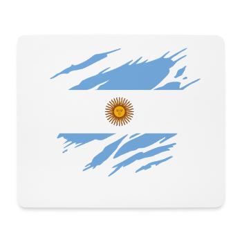 Argentine Drapeau Argentin Argentine - Tapis de souris (format paysage) - blanc - Devant