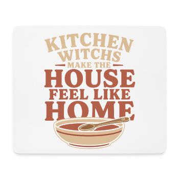 Kitchen Witch Soup Witch Cozy Witch Gift - Mouse Pad (horizontal) - white - Front