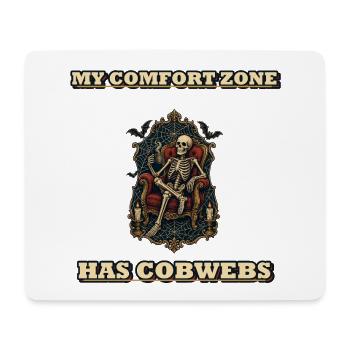 Ma zone de confort est pleine de toiles d’araignée - Tapis de souris (format paysage) - blanc - Devant