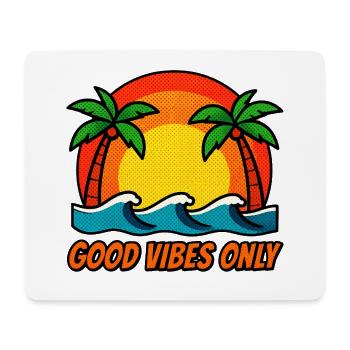 Vibes Palm Sunset - Mouse Pad (horizontal) - white - Front