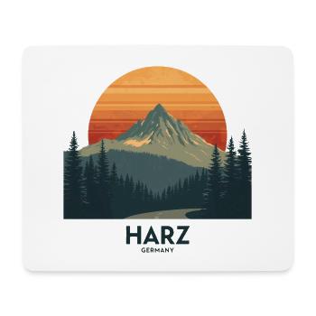 Resin Vintage Sunset | National Park Style - Mouse Pad (horizontal) - white - Front