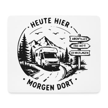 Morgen Dort Abenteuerpfad - Mousepad (Querformat) - Weiß - Vorne