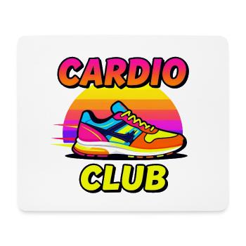 Neon Sneaker Cardio Club - Mouse Pad (horizontal) - white - Front