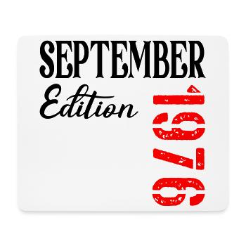 50e anniversaire septembre 1976 - Tapis de souris (format paysage) - blanc - Devant