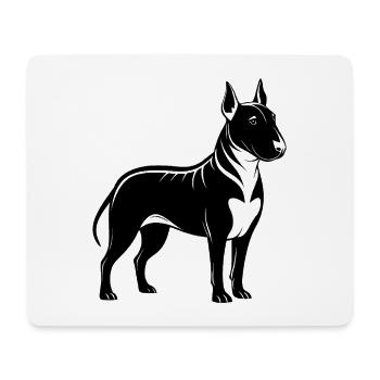 Bull Terriers - Mouse Pad (horizontal) - white - Front