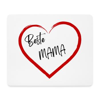 Meilleure maman - Tapis de souris (format paysage) - blanc - Devant