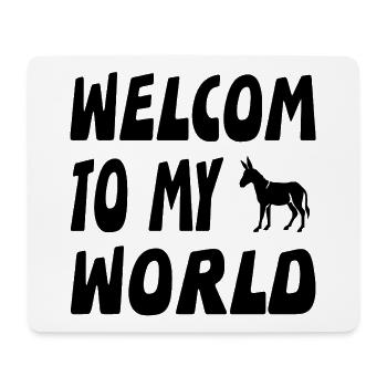 donkey - Mouse Pad (horizontal) - white - Front