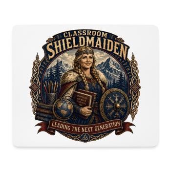 Chef de classe de la Shieldmaiden - Tapis de souris (format paysage) - blanc - Devant