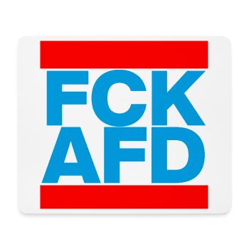 FCK AFD, NIE WIEDER IST JETZT, NO NZS, NO AFD - Mousepad (Querformat) - Weiß - Vorne