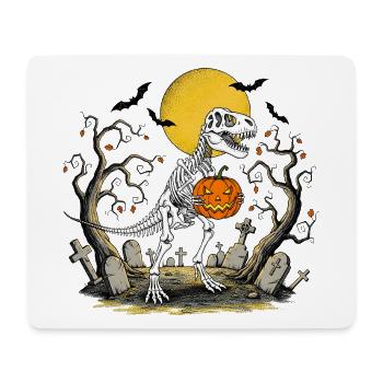 Halloween T Rex - Mouse Pad (horizontal) - white - Front
