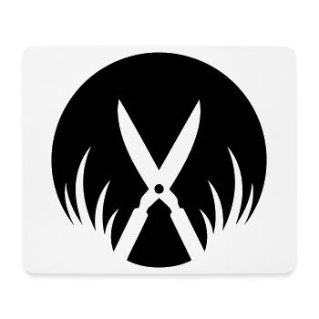Gardener Hedge Trimmer Gardening - Mouse Pad (horizontal) - white - Front