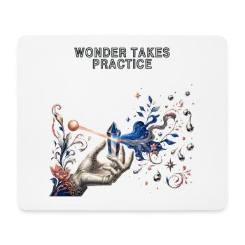Cosmic Crystal and Curiosity - Mouse Pad (horizontal) - white - Front