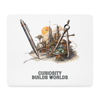 Architektur einer imaginären Welt - Mousepad (Querformat) - Weiß - Vorne