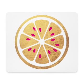 Lemon Pink Gold Party Fun Cocktail Summer Celebrate - Mouse Pad (horizontal) - white - Front