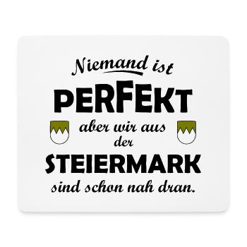 Steiermark - Mousepad (Querformat) - Weiß - Vorne