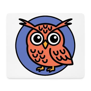 Owl family - Mouse Pad (horizontal) - white - Front