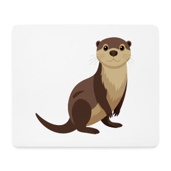 Otter - Mouse Pad (horizontal) - white - Front