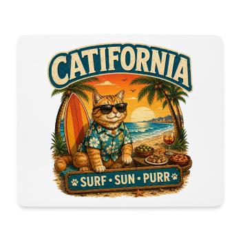 Paws around the World - Mouse Pad (horizontal) - white - Front