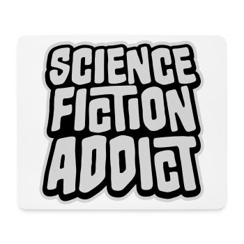 Science Fiction Addict Sci Fi Liebhaber Zitat Text - Mousepad (Querformat) - Weiß - Vorne