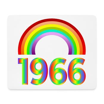 Rainbow - 60th Birthday 1966 - Mouse Pad (horizontal) - white - Front