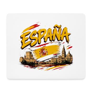 Spain Spanish Flag Espana Graphic  - Tapis de souris (format paysage) - blanc - Devant