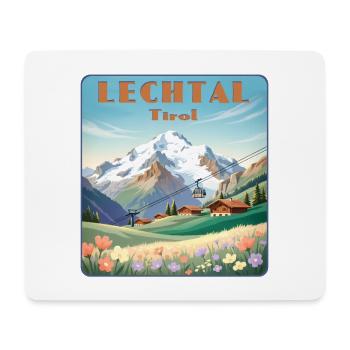 Lech Valley - Mouse Pad (horizontal) - white - Front