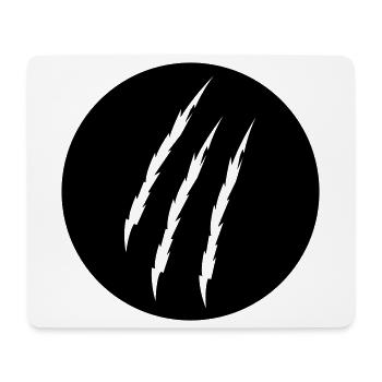 Krallen - Mousepad (Querformat) - Weiß - Vorne