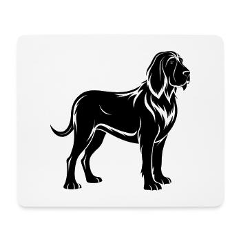 Bluthund - Mousepad (Querformat) - Weiß - Vorne