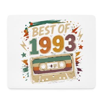 Vintage-Geburtstagsgeschenkkassette von 1993 - Mousepad (Querformat) - Weiß - Vorne