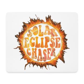 Solar eclipse chaser - Mousepad (Querformat) - Weiß - Vorne