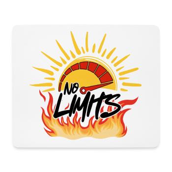 Keine Grenzen: Sonne und Feuer - Mousepad (Querformat) - Weiß - Vorne