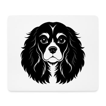 Kavallerier King Charles Spaniel - Mousepad (Querformat) - Weiß - Vorne