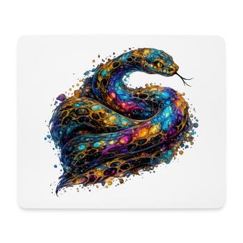 Celestial Serpent - Mouse Pad (horizontal) - white - Front