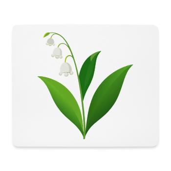 Lily of the Valley - Mouse Pad (horizontal) - white - Front