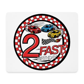 2 Almost Birthday Rally - Mouse Pad (horizontal) - white - Front